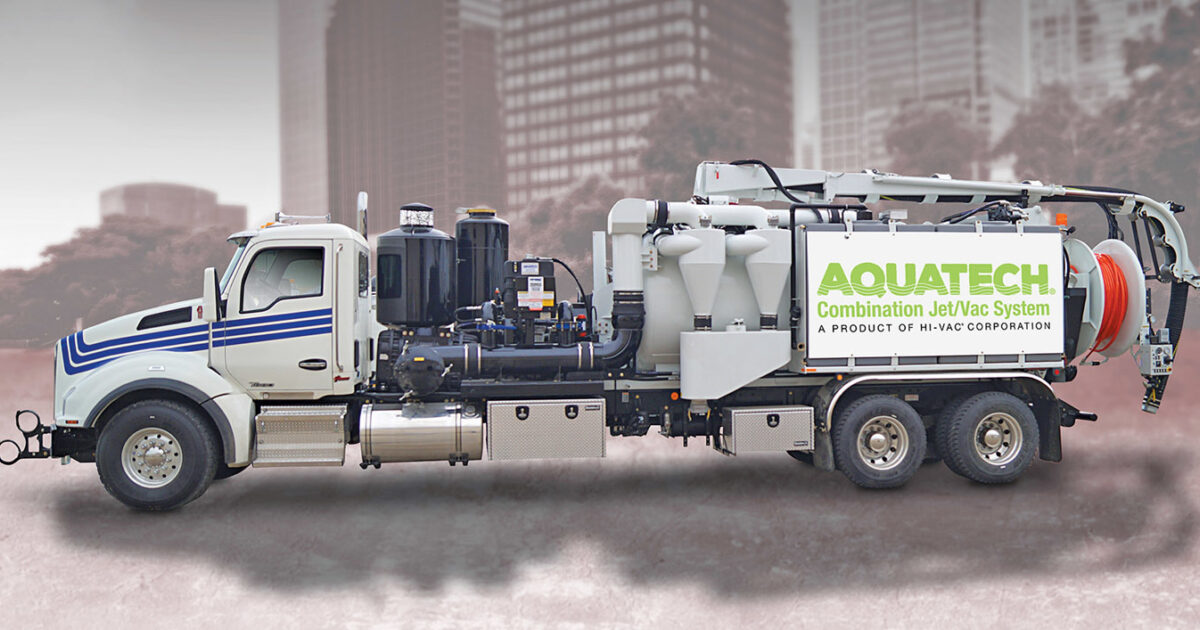 2000 volvo 6 x 4 chassis aquatech combo cleaner