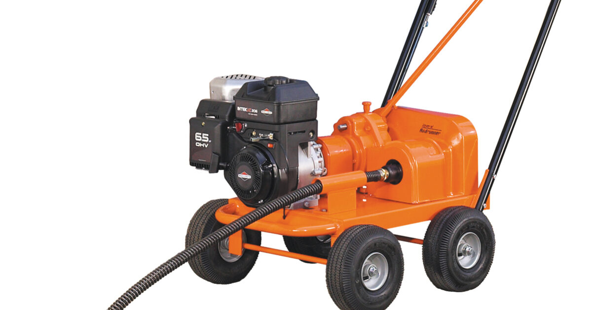 Gas-Powered Drain Cleaner Blasts Large… | Municipal Sewer and Water